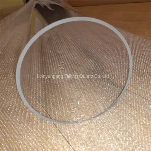 Large Diameter Quartz Glass Tube Clear Quartz Tube thumbnail-2