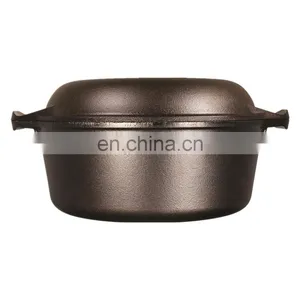 Camping Pre-seasoned Cast Iron Dutch Oven thumbnail-1