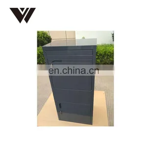 Large Outdoor Parcel Delivery Box Large Drop Box for Mail Letter Post and Smart Metal Home thumbnail-1