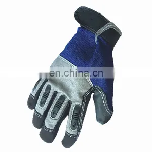 Best Quality Industrial Construction Synthetic Leather Mechanic Work Hand Gloves Safety Welding Gloves thumbnail-4