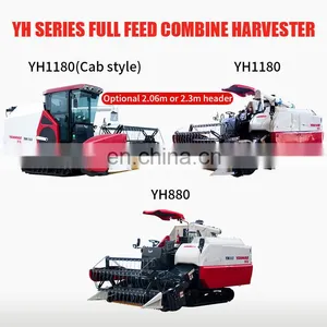 Dust-proof Hydraulic Grain Unloading Farm Machinery Wheat Combine Harvester thumbnail-5