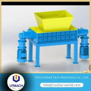 Double Shaft Shredder, Twin Rotor Shredding Machine thumbnail-1