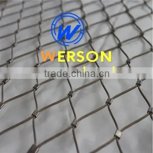 Diamond Rope Mesh and Ferrule Mesh,anti Bird Mesh,stainless Steel Wire Rope Mesh for Staircase | Generalmesh thumbnail-5