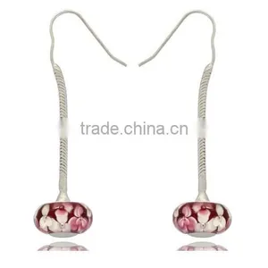 Handmade Crystal Shambhala Ball Dangle Earring Drop thumbnail-4