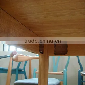 Ash Wood Rectangle Dining Table thumbnail-4