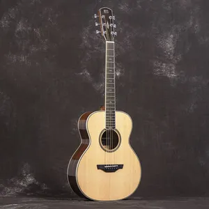 36inch Otis Spruce Solid Top Guitar Wholesaler Travel Acoustic Guitar Supplier 360L Wood Guitar Manufacturer thumbnail-2