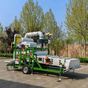 5XFZ-10 Combined Wheat Seed Cleaning and Grading Machine Barley Naked Oats Buckwheat Fine Cleaner With Gravity Separator Wind Sorter thumbnail-3