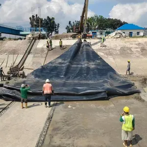 Replacement of the 3.2-meter Water-blocking Height of the Inflatable Rubber Dam in Indonesia thumbnail-5