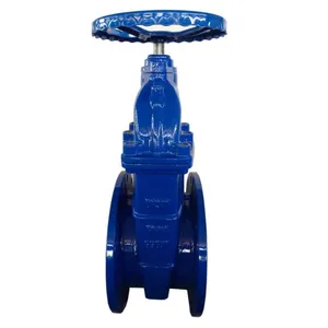 DIN DN100 PN16 Cast Iron GG25 GGG50 Ductile Iron GGG40 Gate Valve Non-Rising Stem EPDM Soft Seal Gate Valve thumbnail-3