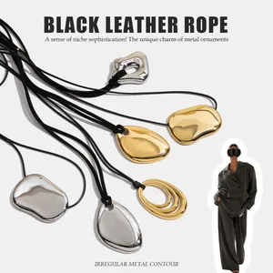 Factory Direct 18K Gold PVD Stainless Steel Necklace Charm With Quick Sampling thumbnail-1