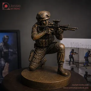 Soldier Memorial Figure Statue for Public Square thumbnail-4