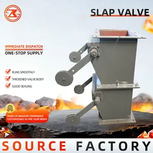 Counter Weight Flap Valve Double Layer Weighted Dump Valve for Dust Collector Silo Ash Residue Solids Discharge Air Lock Valve thumbnail-1
