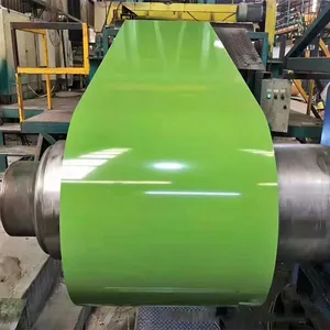PPGI Prepainted Galvanized Steel Coil 0.35mm 1250mm Width 20 Micron Top Coat 5 Micron Back Coat For Building Roofing thumbnail-1