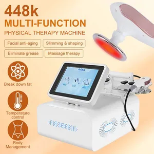 Single Probe Monopolar RF Tecar Therapy Unit 448K CET RET 150W Power With Stainless Steel Electrodes for Physical Therapy thumbnail-1