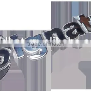 Famous Brand Metal Label Design, Custom Manual Exquisite Metal Letter Sticker for Furniture,household Appliances thumbnail-1