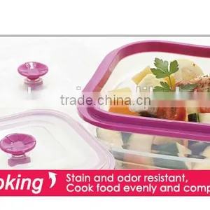 1000ml 100%Silicone Food Container, Take Away Vacuum Lunch Box, Foldable, Non-stick, BPA FREE,, FDA, LFGB, thumbnail-5