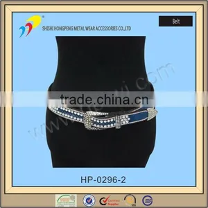 Ladies Rhinestone Dressy Belt thumbnail-1
