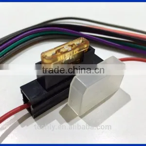 2 Rows x7 Pin Black 2.54 Pitch Connector Connection With 5A Fuse Wire Harness thumbnail-3