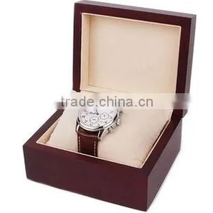 High Quality Luxury Black Lacquer Wooden Watch Packaging Storage Box W1208 thumbnail-2