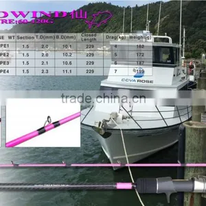 China Fishing Rod Jigging Rod Carbon Finber Fiber Glass Jigger Rod thumbnail-2