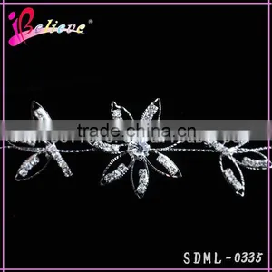 2015 Fashion Hairband With Stones,crystal Diamond Flower Hairband for Pretty Girls thumbnail-3