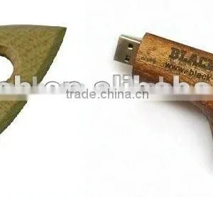 Fashion Design Promotional Gift Custom Engraved Logo Usb Flash Drive Wooden & Wood Gift Box thumbnail-2