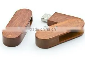 Natural Wooden Usb Flash Drives ,2gb/4gb/8gb/16gb Wooden Swivel Usb Flash Drives With Box ,custom Wooden Sticks thumbnail-2