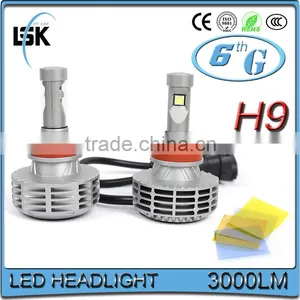 Long Lifespan 2800 Lumen 6th H4 H7 H9 H10 H11 9004 9005 9006 9007 Led Car Head Light Bulbs thumbnail-1