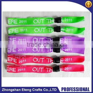 Disposable Event Wristbands,custom Made Woven Wristband thumbnail-1