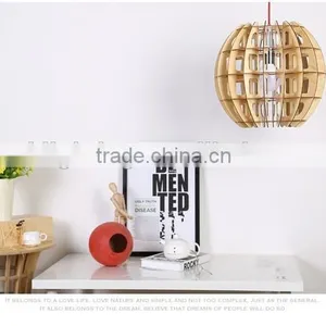 LED Pendant Light JK-8005B-35 Modern Wooden Shade Pendant Light for Indoor thumbnail-4