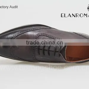 Business Men Wingtip Shoes Classical Brogue Shoes Men thumbnail-3