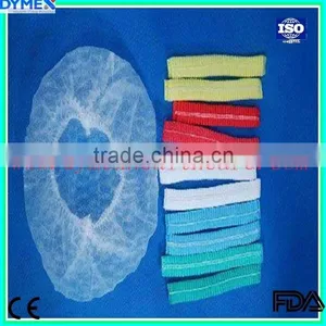 Disposable Nonwovens Double Elastic Dustproof Medical Mob Cap thumbnail-1