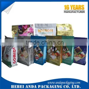 Printed Aluminum Foil Coffee Bag With Valve/ Foil Zip Lock Bag Stand up Pouch With Zipper thumbnail-6