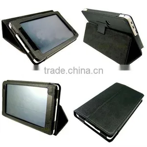 Black Leather Pouch Cover Case for HUAWEI Mediapad S7 Tablet thumbnail-1