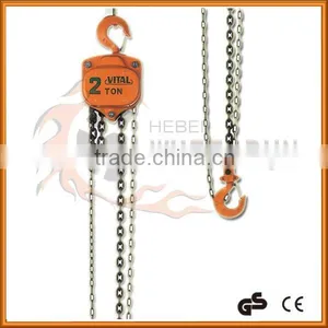 Lifting Equipment Hand Chain Hoist Manual Chain Pulley Block thumbnail-1