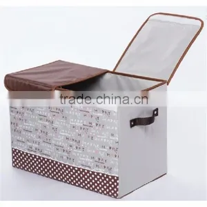 Hot Sale Printed Non Woven Folding Storage Boxes thumbnail-2