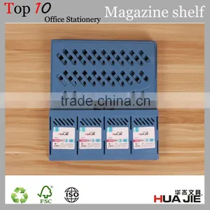Hot Sale Office Stationery Desktop Magazines Rack With 4 Compartments thumbnail-4