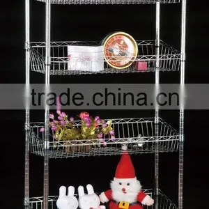 Double Side Chrome Metal Wire Shelf With NSF Certification thumbnail-4