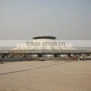 Guangzhou Supplier UV Resistance Cable Net Tension Membrane Structure Summerhouse With Permanent PTFE Coated Fiber Glass Fabric thumbnail-4