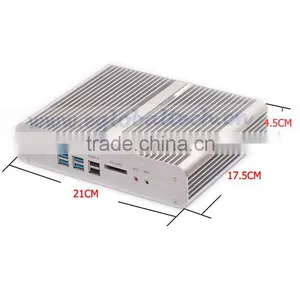 8GB RAM 128GB SSD 1TB HDD Small Server 2 Gigabit Lan/HD MI/COM Core i3 5010U12V Gaming PC Intel HD5500 Fanless Mini PC Windows7 thumbnail-2