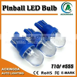 Clear Lens T10 Wedge 555 Flipper Pinball LED Bulb AD DC 6.3V thumbnail-4
