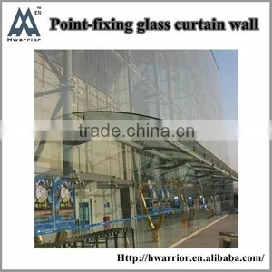 Point-fixing Glass Curtain Wall Without Frame thumbnail-1