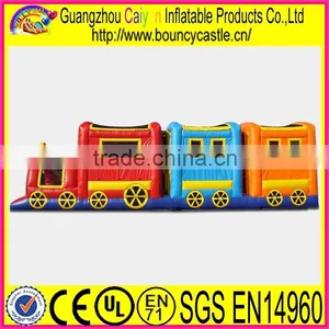 Carnival Inflatable Train Obstacle Course thumbnail-1