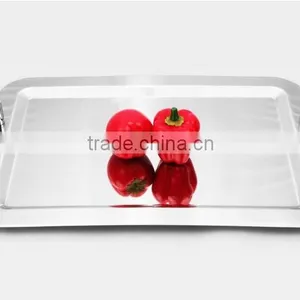 New Products of Gold Rim Stainless Steel Mirror Polishing Dinner Plates for Weddings thumbnail-4