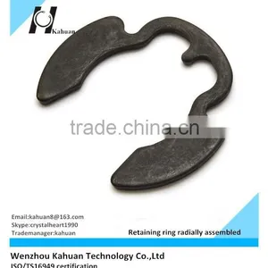 C Type Baffle Ring Parking Brake Cable Dacromet Circlip thumbnail-2