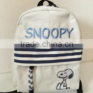 2# Personalized Sturdy Canvas Bag With Cute Logo for Children thumbnail-2
