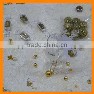 Christmas Table Decoration,Gold Christmas Ornaments thumbnail-1