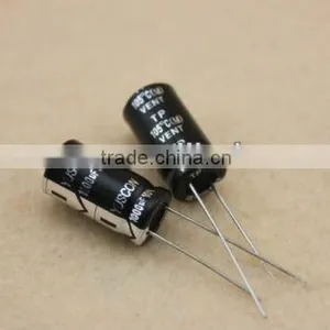 Aluminum Electrolytic Capacitor for High Frequency Use/ 1000Hours at 105'C Aluminum Electrolytic Capacitor With ROHS thumbnail-1
