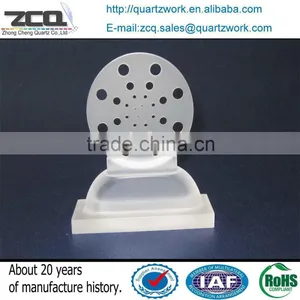 CNC Machining Parts Perforated Vacuum Quartz Plate thumbnail-1