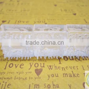 Custom Crystal Logo Rubber Inking Making Clear Soap Stamps thumbnail-1